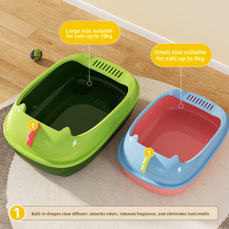 Small Semi-Enclosed Anti-Splas - Pet Supplies Young recension och pris