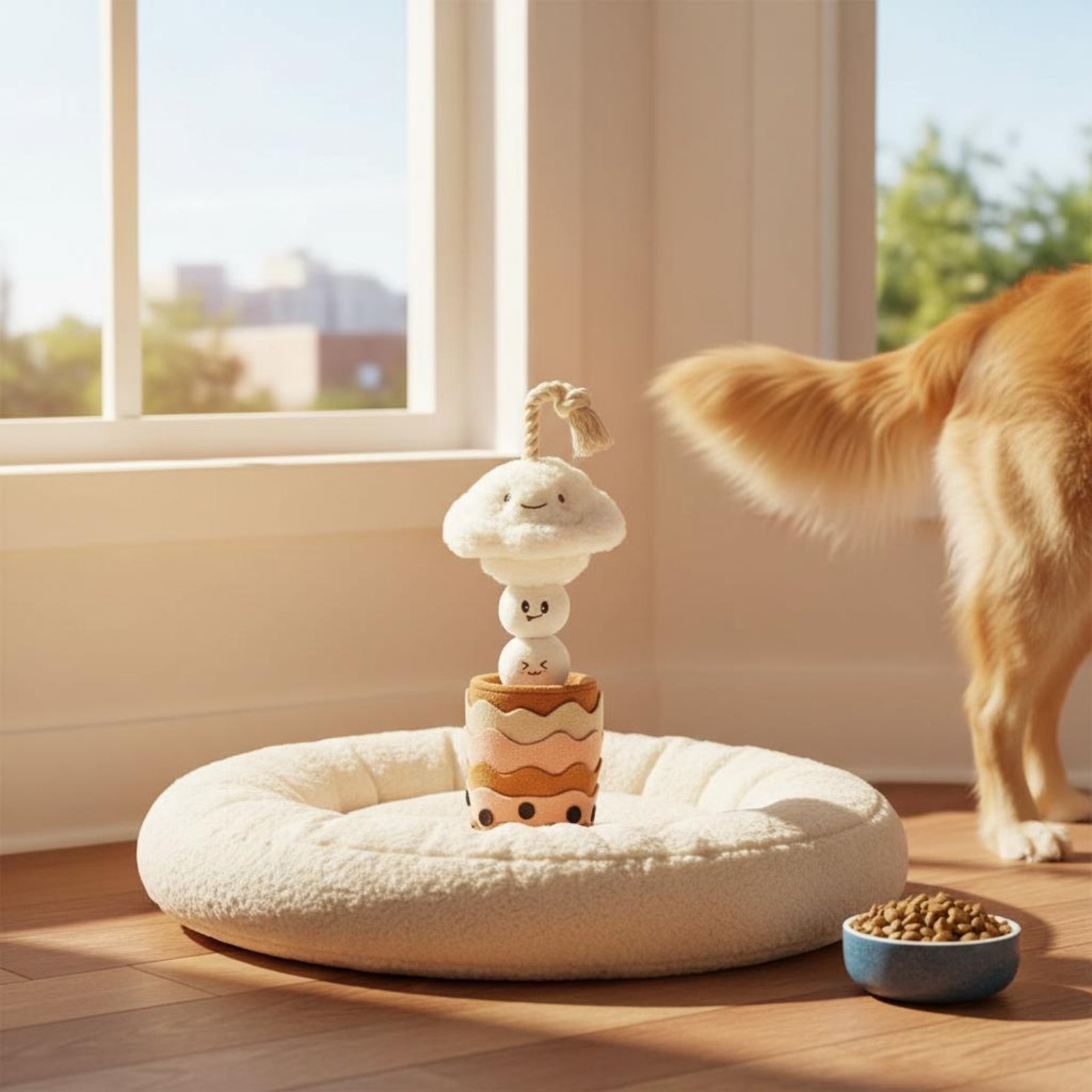 Interactive Dog Tug Toy Squeak - Pet Supplies Young recension och pris