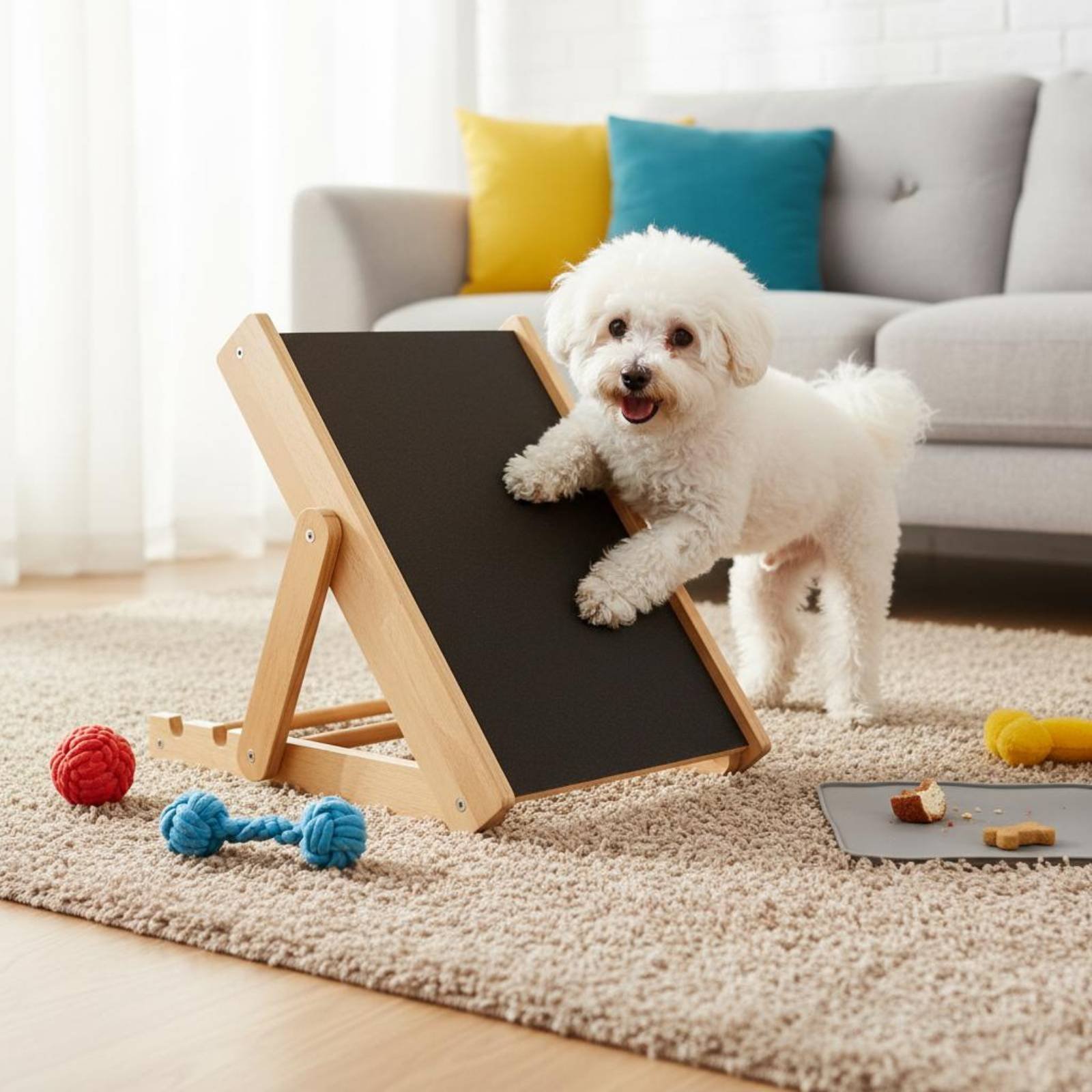 Wooden Dog Scratching Ramp Gen - Pet Supplies Young recension och pris